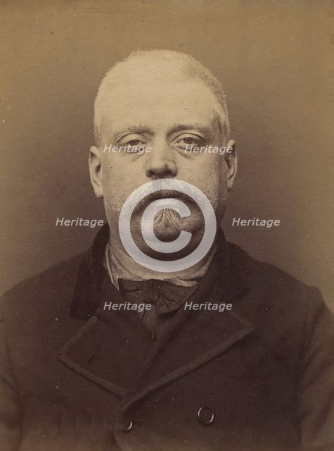 Aumaréchal. Auguste. 44 ans, né à Chateaumeillant (Cher). ébéniste. Association de malfait..., 1894. Creator: Alphonse Bertillon.