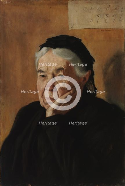 Auntie; The Artist's Aunt, 1898. Creator: Hugo Simberg.
