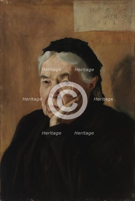 Auntie; The Artist's Aunt, 1898. Creator: Hugo Simberg.