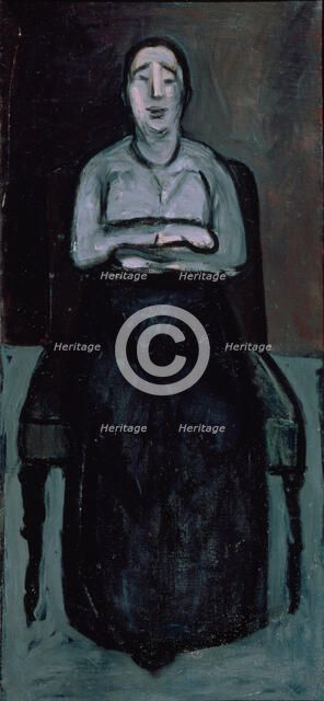 Aunty Pasha. Creator: Pestel, Vera Yefremovna (1887-1952).