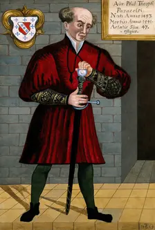Aureolus Theophrastus Bombastus von Hohenheim [Paracelsus]. Creator: Unknown