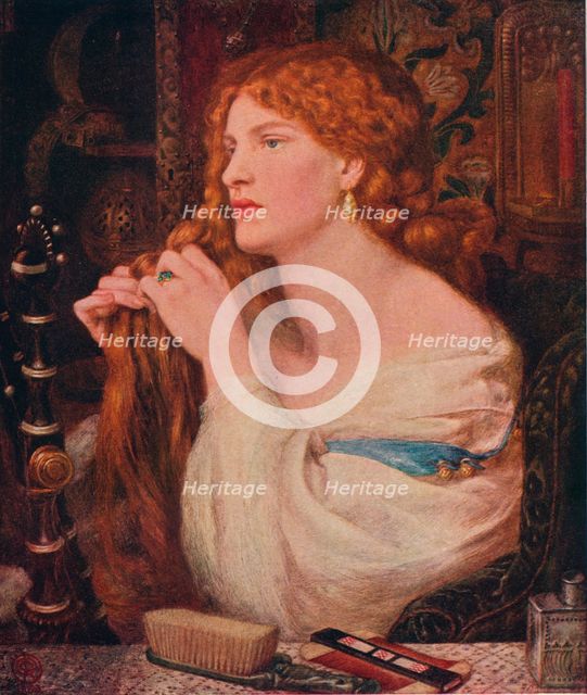 'Aurelia (Fazio’s Mistress)',1863-1873. Artist: Dante Gabriel Rossetti.