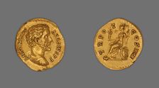 Aureus (Coin) Portraying Emperor Antoninus Pius, 145-161, issued by Antoninus Pius. Creator: Unknown