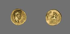 Aureus (Coin) Portraying Lucius Aelius Caesar, 138. Creator: Unknown