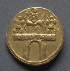 Aureus (reverse), 47-48. Creator: Unknown
