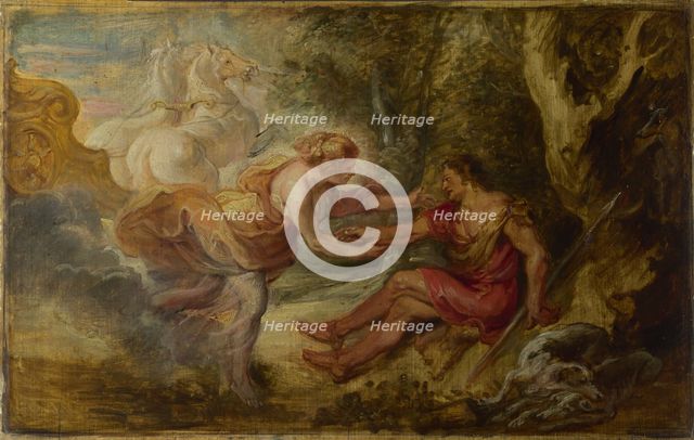 Aurora abducting Cephalus, ca 1636. Artist: Rubens, Pieter Paul (1577-1640)