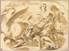 Aurora in Her Chariot, n.d. Creator: Joseph Francois Parrocel