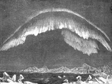 Aurora in the Polar Basin; A day's sport in the Polar Sea 1875. Creator: Unknown