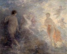 Aurora, the goddess of the dawn, drives away the night, 1904. Creator: Fantin-Latour, Henri (1836-1904)