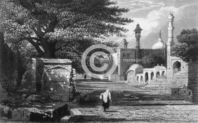'Aurungzebe's Tomb, Rozah', 1835. Creator: Samuel Prout.