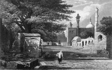 Aurungzebe's Tomb, Rozah 1835. Creator: Samuel Prout