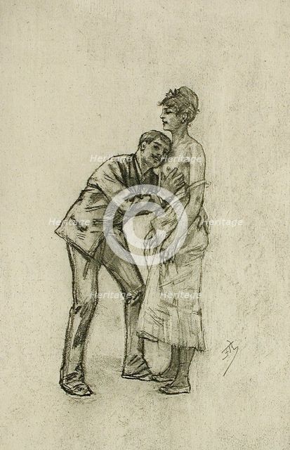 Auscultation, 1893. Creator: Félicien Rops.