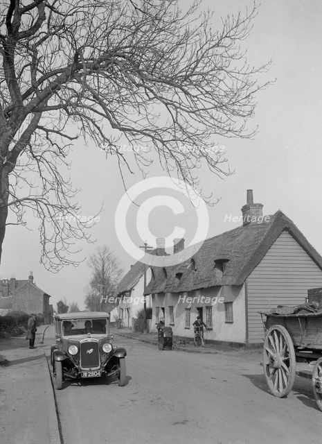 Austin 16/6 Burnham, High Roding, South of Great Dunmow, Essex, 1930s. Artist: Bill Brunell.