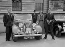 Austin 10 saloon of Captain WS Sewell at the South Wales Auto Club Welsh Rally, 1937 Artist: Bill Brunell