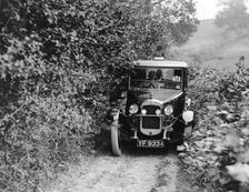 Austin 12/4 Windsor saloon taking part in the North West London Motor Club Trial, 1 June 1929. Artist: Bill Brunell