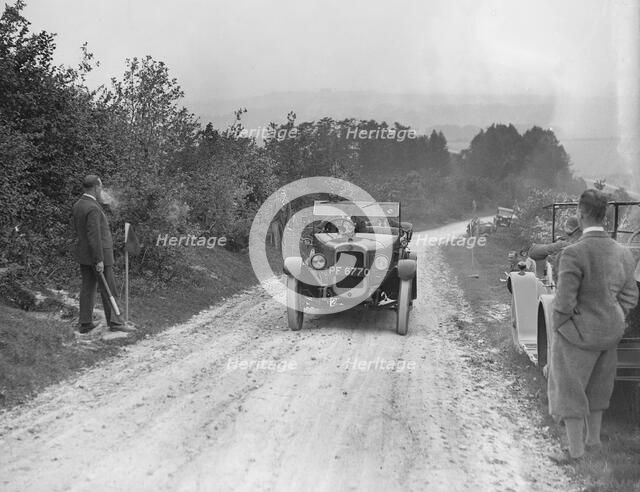 Austin 12/4 open 4-seater taking part in the North West London Motor Club Trial, 1 June 1929. Artist: Bill Brunell.