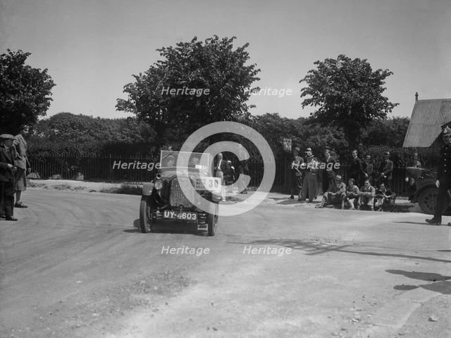 Austin 7 competing in the B&HMC Brighton Motor Rally, 1930. Artist: Bill Brunell.