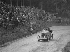 Austin 7 Gordon England Brooklands at the MAC Shelsley Walsh Hillclimb, Worcestershire, 1927. Artist: Bill Brunell
