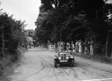 Austin 7 of Bert Hadley, winner of a bronze award at the MCC Torquay Rally, July 1937. Artist: Bill Brunell
