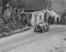 Austin 7 of GHR Chaplin competing in the MCC Sporting Trial, Litton Slack, Derbyshire, 1930. Artist: Bill Brunell