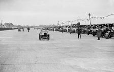 Austin 7 of FS and JD Barnes at the JCC Double Twelve Race, Brooklands, Surrey, 1929. Artist: Bill Brunell