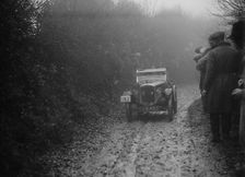 Austin 7 of HC Jacobs competing in the MCC Exeter Trial, Meerhay, Dorset, 1930. Artist: Bill Brunell
