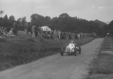 Austin 7 of LP Driscoll competing in the MAC Shelsley Walsh Speed Hill Climb, Worcestershire, 1935. Artist: Bill Brunell