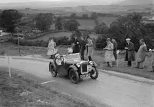 Austin 7 Nippy of DN Kennedy competing in the South Wales Auto Club Welsh Rally, 1937 Artist: Bill Brunell