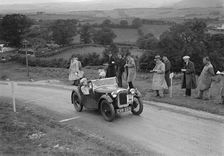 Austin 7 Nippy of DN Kennedy competing in the South Wales Auto Club Welsh Rally, 1937 Artist: Bill Brunell