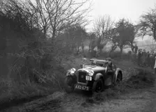 Austin Nippy of CM Davis at the Sunbac Colmore Trial, near Winchcombe, Gloucestershire, 1934. Artist: Bill Brunell