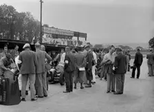 Austin OHC 744 cc, Donington Park Race Meeting, Leicestershire, 1936. Artist: Bill Brunell
