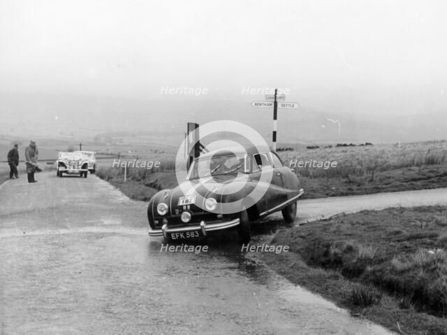 Austin A90 competing in the MCC Medex Rally, 1954. Artist: Unknown