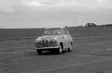 Austin A35 at 750 MC 6 hour relay race Silverstone 1957