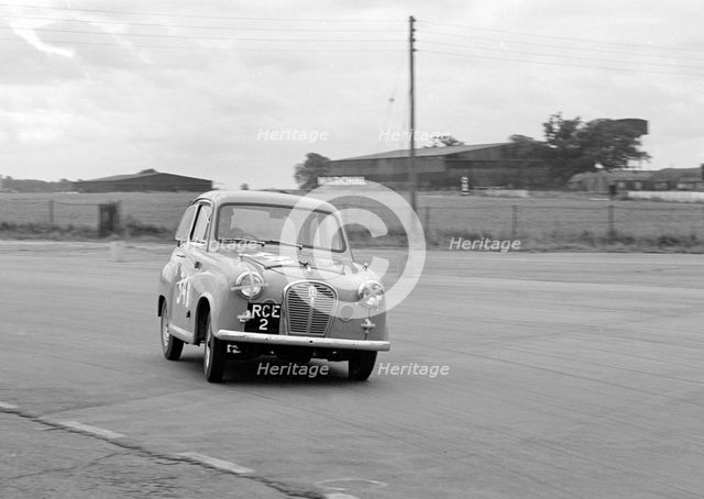 Austin A35 at 750 MC 6 hour relay race Silverstone 1957 Artist: Unknown.
