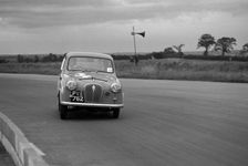 Austin A35 at 750 MC 6 hour relay race Silverstone 1957