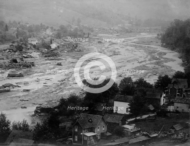 Austin after flood, between c1910 and c1915. Creator: Bain News Service.