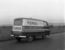 Austin delivery van, South Yorkshire, 1962. Creator: Michael Walters