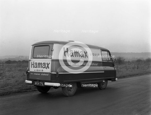Austin delivery van, South Yorkshire, 1962.  Creator: Michael Walters.