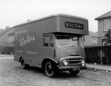 Austin FE 1957 removal van, belonging to Walters Removals, Mexborough, South Yorkshire, 1957. Creator: Michael Walters