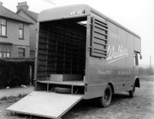 Austin FE 1957 removal van, belonging to Walters Removals, Mexborough, South Yorkshire, 1957. Creator: Michael Walters