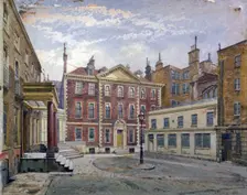 Austin Friars Street, City of London, 1881. Artist: John Crowther