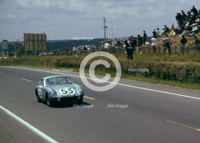 Austin - Healey Sprite, Baker - Bradley 1964, Le Mans 24 hour race. Creator: Unknown.