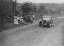 Austin Swallow of Mrs A Stanley competing in the Middlesex County AC Hill Climb, c1930. Artist: Bill Brunell