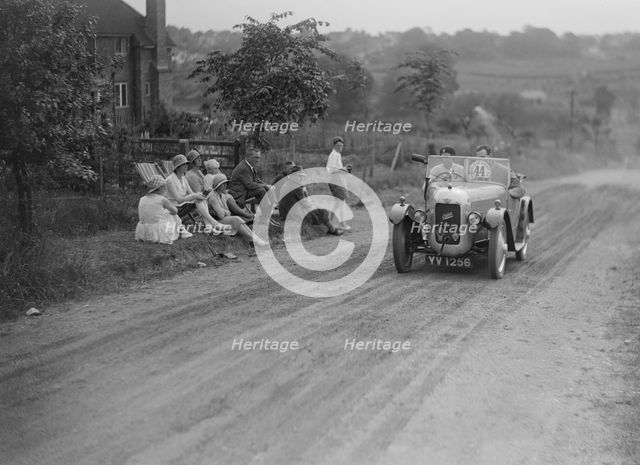 Austin Swallow of Mrs A Stanley competing in the Middlesex County AC Hill Climb, c1930. Artist: Bill Brunell.