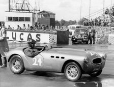 Austin Special, J.W. Whitehouse at Silverstone 1954. Creator: Unknown