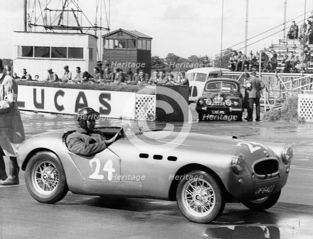 Austin Special, J.W. Whitehouse at Silverstone 1954. Creator: Unknown.