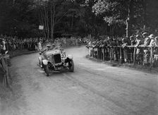 Austin Sports Twenty of ED Tate competing in the MAC Shelsley Walsh Hillclimb, Worcestershire, 1923. Artist: Bill Brunell
