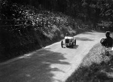 Austin Ulster competing in the MAC Shelsley Walsh Speed Hill Climb, Worcestershire. Artist: Bill Brunell