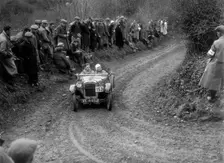 Austin Ulster of TB Raban competing in the MCC Lands End Trial, 1935. Artist: Bill Brunell