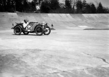 Austin Ulster of Victoria Worsley and R Latham-Boote, JCC Double Twelve race, Brooklands, 1931. Artist: Bill Brunell